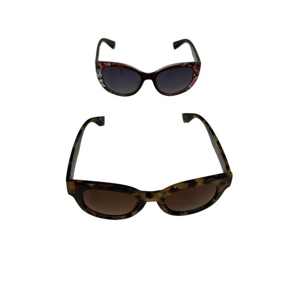Foster Grant Sunglasses Camo Tortoise Ella and Floral Polarized Aisha Lot of 2 main image 8